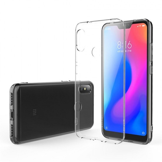 Transparent Shockproof Hard PC Back Cover protective Case for Xiaomi Mi A2 Lite / Redmi 6 Pro