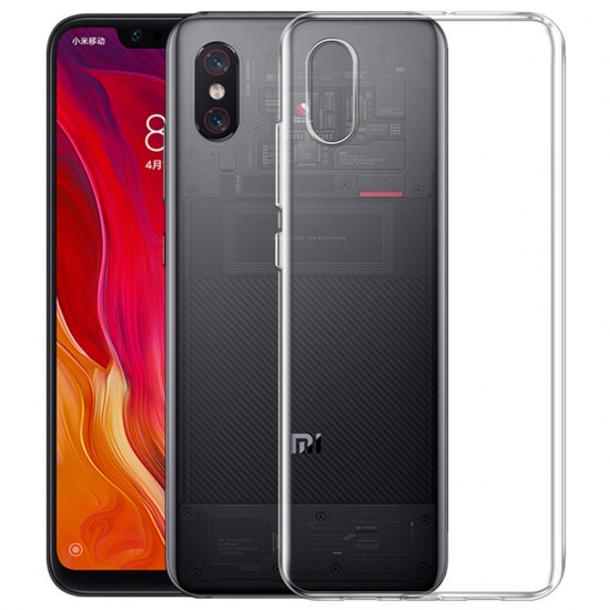 Transparent Soft TPU Back Cover Protective Case for Xiaomi Mi8 Mi 8 Pro / Mi8 Mi 8 Explorer Edition Non-original