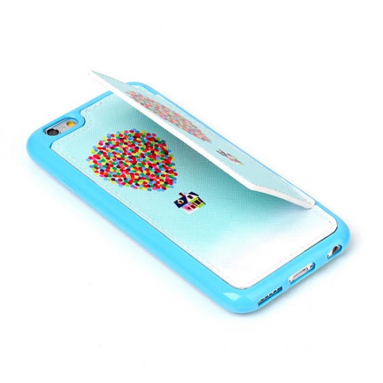 Ballon Room Pattern Back Holder Case For iPhone 6 6s