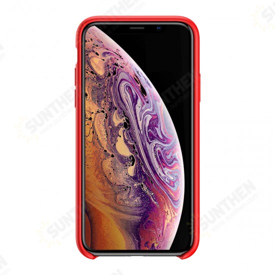 Liquid Silicone Protective Case For iPhone XS Max Anti Fingerprint Anti-sweat Back Cover