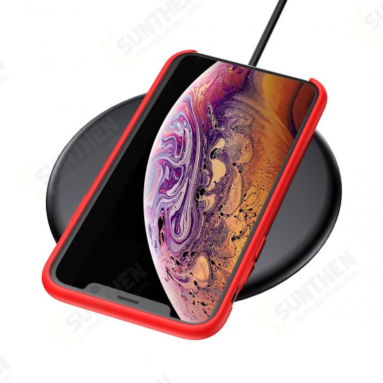 Liquid Silicone Protective Case For iPhone XS Max Anti Fingerprint Anti-sweat Back Cover