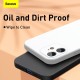 For iPhone 12 Case Dirtproof Anti-Fingerprint Shockproof with Lens Protector Liquid Silicone Protective Case