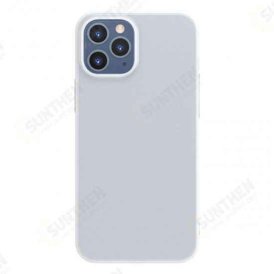 For iPhone 12 Pro Max Case Micro-Matte Ultra-Thin Anti-Fingerprint Translucent PC Protective Case Back Cover