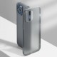 For iPhone 12 Pro Max Case Micro-Matte Ultra-Thin Anti-Fingerprint Translucent PC Protective Case Back Cover