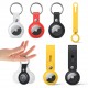 BW-TR1 Portable Pure Liquid Silicone Protective Cover Sleeve with Keychain for Apple Airtags bluetooth Tracker