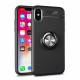 Protective Case For iPhone XS 360° Rotating Ring Grip Kicktand Back Cover