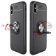 Protective Case For iPhone XS 360° Rotating Ring Grip Kicktand Back Cover