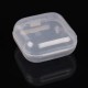 Clear White Plastic Mini Box Case For Earbud Tips Cover Ear Muff