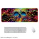 Colorful RGB LED Large Gaming Mouse Pad Macbook Gamer Mousepad Big Mouse Pad Rubber Surface Mouse Desk Keyboard Mat