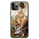 Creative Retro Oil Painting Gigantic Cat Pattern Protective Case Back Cover