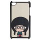 Cute Cartoon Little Glasses Gril Plastic Case For iPod Touch 4