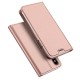 Magnetic Flip Card Slot Bracket PU Leather Case For iPhone X