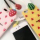 Fashion 3D Cartoon Fruit Pattern Shockproof Soft Silicone Protective Case Back Cover for iPhone X / 6 / 6 Plus / 7 / 7 Plus