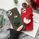 Fashion 3D Christmas Pattern Plush Protective Case Back Cover for iPhone 11 / 11 Pro / 11 Pro Max / X / XS / XR / XS Max / 6S / 6S Plus / 7 / 8 / 7 Plus / 8 Plus