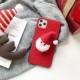 Fashion 3D Christmas Pattern Plush Protective Case Back Cover for iPhone 11 / 11 Pro / 11 Pro Max / X / XS / XR / XS Max / 6S / 6S Plus / 7 / 8 / 7 Plus / 8 Plus