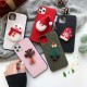 Fashion 3D Christmas Pattern Plush Protective Case Back Cover for iPhone 11 / 11 Pro / 11 Pro Max / X / XS / XR / XS Max / 6S / 6S Plus / 7 / 8 / 7 Plus / 8 Plus