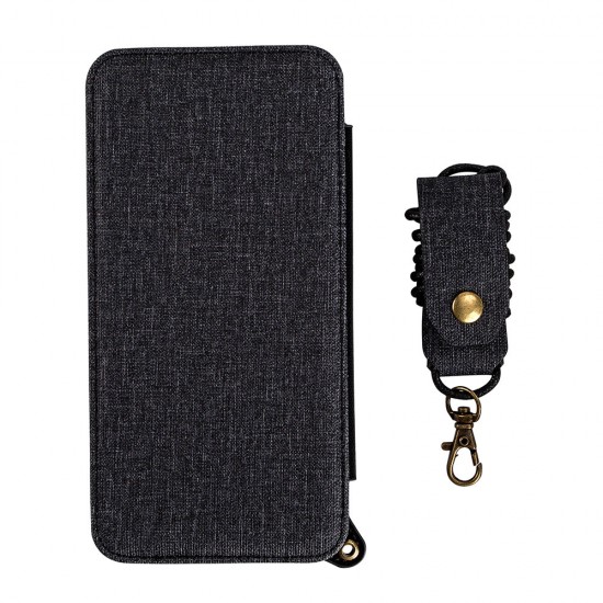 Fashion Business Multifunctional Magnetic Cloth with Card Slots Wallet Full Body Shockproof Flip Protective Case