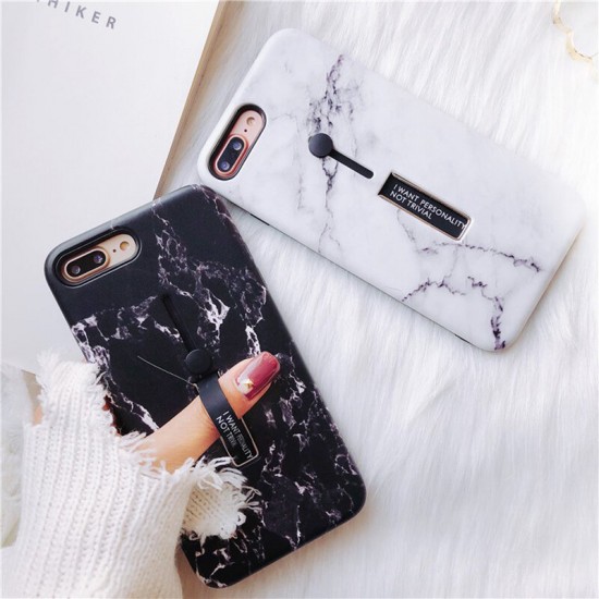 Fashion Couple Marble Pattern PC+TPU Protective Case for iPhone X / XS / XR / XS Max / 6 / 7 / 8 / 6S Plus / 6 Plus / 7 Plus / 8 Plus