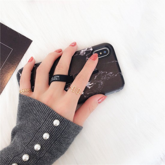 Fashion Couple Marble Pattern PC+TPU Protective Case for iPhone X / XS / XR / XS Max / 6 / 7 / 8 / 6S Plus / 6 Plus / 7 Plus / 8 Plus