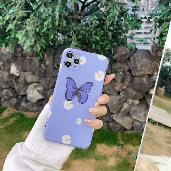 Fashion Ins Butterfly Pattern Shockproof TPU Protective Case for iPhone 11 / 11 Pro / 11 Pro Max / X / XS / XR / XS Max / 7 / 8 / 7 Plus / 8 Plus