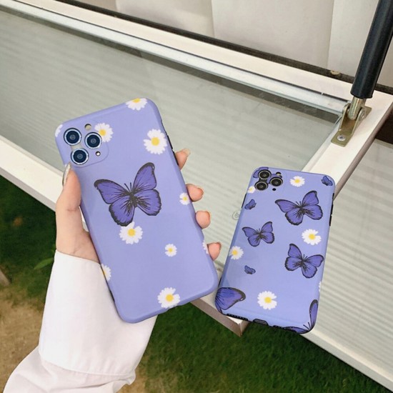 Fashion Ins Butterfly Pattern Shockproof TPU Protective Case for iPhone 11 / 11 Pro / 11 Pro Max / X / XS / XR / XS Max / 7 / 8 / 7 Plus / 8 Plus