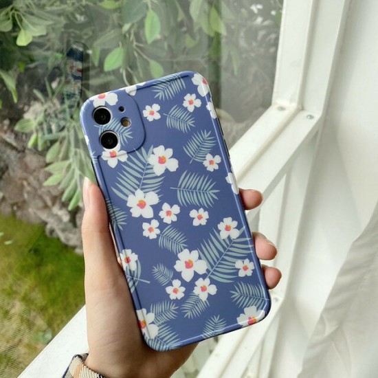 Fashion Ins Flower Pattern Shockproof TPU Protective Case for iPhone 11 / 11 Pro / 11 Pro Max / X / XS / XR / XS Max / 7 / 8 / 7 Plus / 8 Plus