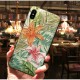 Fashion Leaf Pattern Embossed Shockproof Anti-slip Non-yellow Protective Case for iPhone X / XS / XS Max / XR / 6 / 7 / 8 / 6S Plus / 6 Plus / 7 Plus / 8 Plus