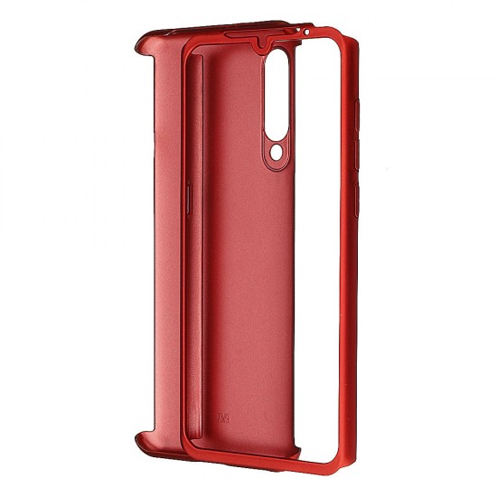 For Xiaomi Mi9 Mi 9 Lite / Xiaomi Mi CC9 360° Full Body PC Front+Back Cover Protective Case with Tempered Glass Screen Protector