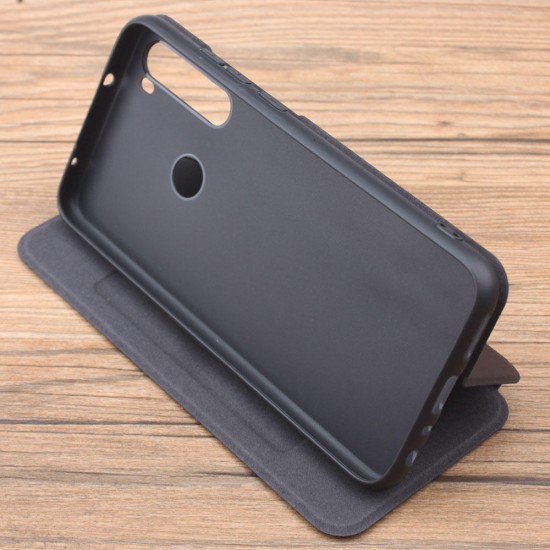 For Xiaomi Redmi Note 8 Case Flip with Stand Card Slot Full Body Brushed Leather Shockproof Soft Protective Case Non-original