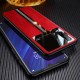 For Xiaomi Redmi Note 8 Case Luxury Business PU Leather Mirror Glass Shockproof Protective Case Non-original