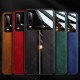 For Xiaomi Redmi Note 8 Case Luxury Business PU Leather Mirror Glass Shockproof Protective Case Non-original