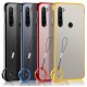 For Xiaomi Redmi Note 8 Case Translucent Frameless Ultra-Thin Anti Fall Matte Hard PC Protective Case with Finger Ring Non-original