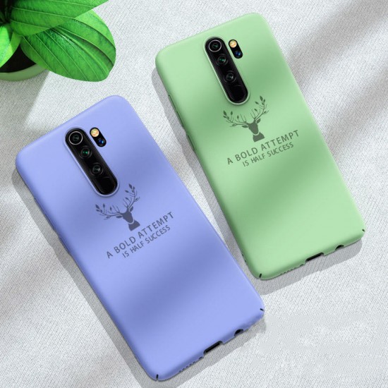 For Xiaomi Redmi Note 8 Cover Deer Pattern Shockproof Soft Rubber Liquid Silicone Protective Case Non-original