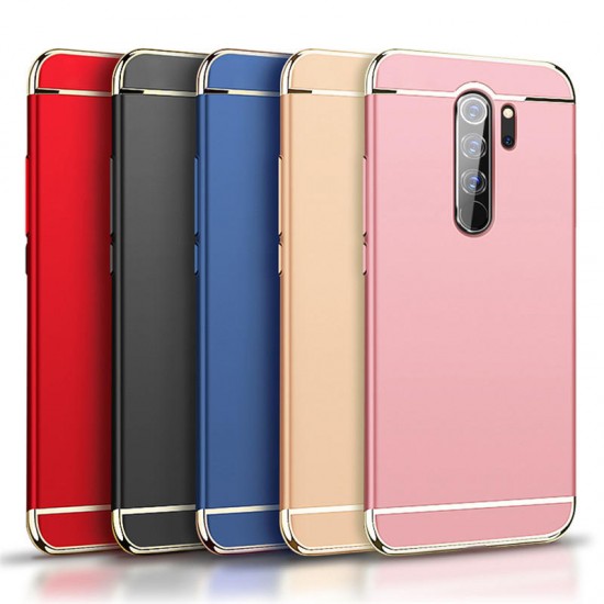 For Xiaomi Redmi Note 8 Pro Case Ultra-thin 3 in 1 Plating PC Hard Back Cover Protective Case Non-original