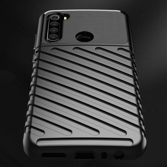 For Xiaomi Redmi Note 8T Case Military Protect Rugged Shockproof Anti-Fingerprint Soft TPU Protective Case