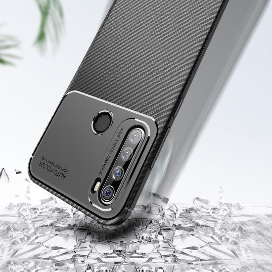 For Xiaomi Redmi Note 8T Case Luxury Carbon Fiber Shockproof Silicone Protective Case Non-original