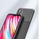 For Xiaomi Redmi Note 8T Case Luxury Carbon Fiber Shockproof Silicone Protective Case Non-original