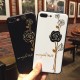 For iPhone 6 / 6S / 7 / 8 / 7 Plus / 8 Plus Case Retro Flower Pattern Soft TPU Shockproof Couple Protective Case Back Cover