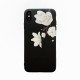 For iPhone X / XS Case Retro Flower Pattern Soft TPU Shockproof Protective Case Back Cover