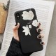 For iPhone X / XS Case Retro Flower Pattern Soft TPU Shockproof Protective Case Back Cover