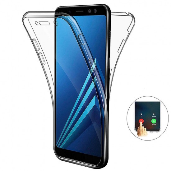 Full Body Clear Touch Screen Protective Case For Samsung Galaxy A9 2018/A7 2018/A8 2018/A8 Plus 2018/A6 2018/A6 Plus 2018