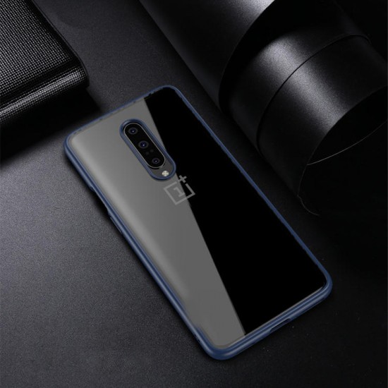 Transparent Shockproof PC+Soft TPU Edge Shell Protective Case for Oneplus 7