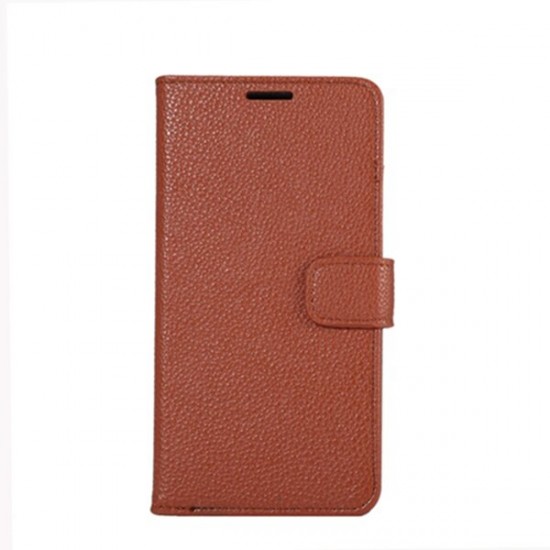 Magnetic Clasp Litchi Grain Leather Case For Samsung Galaxy Note 5