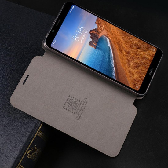 Waterproof Flip PU Leather Full Cover Protective Case for Xiaomi Redmi 7A