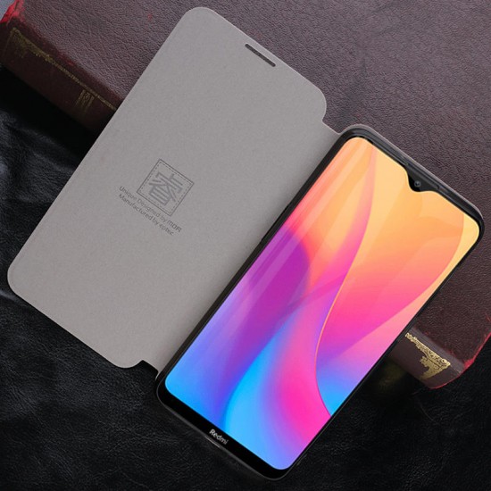 Flip Full Body Shockproof PU Leather + Silicone Protective Case Non-original for Xiaomi Redmi 8A