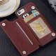 Multi-functional Luxury Bussiness PU Leather with Phone Wallet Card Slot Photo Frame Shockproof Protective Case