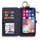 Business Multifunctional PU Leather with Card Slots Wallet Stand Full Body Shockproof Flip Protective Case