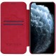 Bumper Flip Shockproof with Card Slot Full Cover PU Leather Protective Case for iPhone 12 Pro / 12