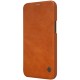 Bumper Flip Shockproof with Card Slot Full Cover PU Leather Protective Case for iPhone 12 Pro / 12