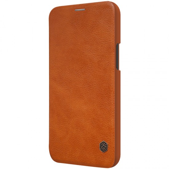 Bumper Flip Shockproof with Card Slot Full Cover PU Leather Protective Case for iPhone 12 Pro Max